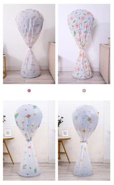 Värv Juhuslikult pestav ventilaatorikaitse tolmukate Püsiv põrandaventilaator Elektriseadmed kaitse PEVA kate ventiladores de pie