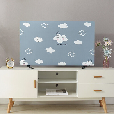 Modernūs spausdinti televizoriaus dangteliai, viskas įskaičiuota, dulkių nepraleidžianti apsauga, skirta LCD kompiuterio elastingumui, buitinė plaunama apsauga nuo užsiteršimo