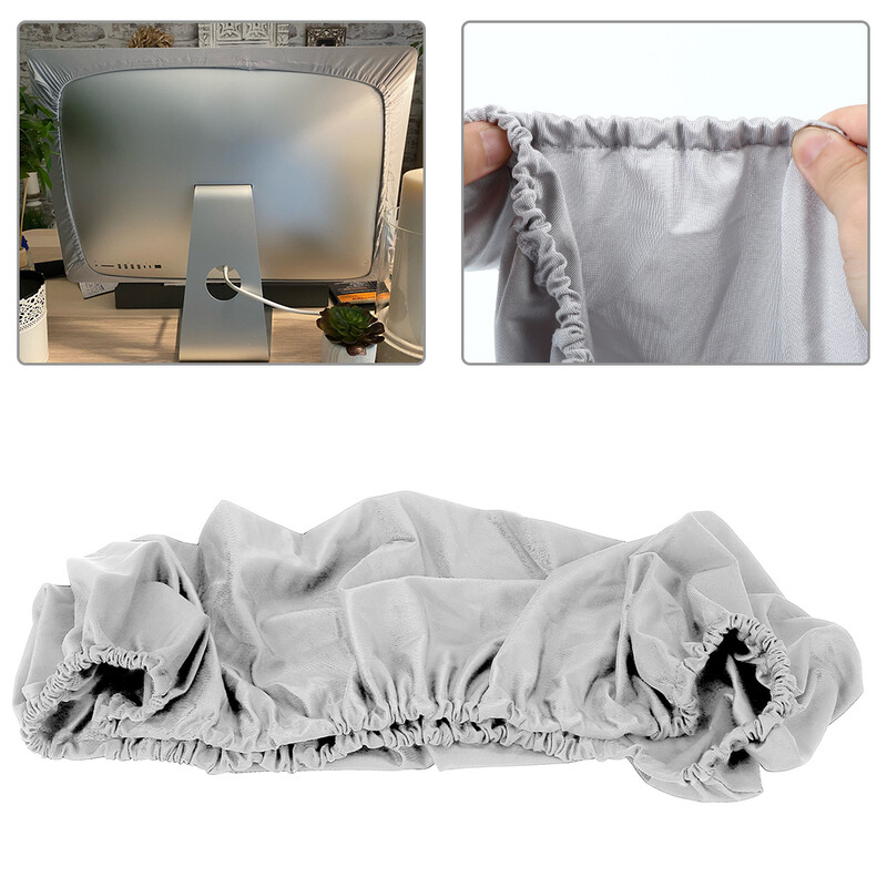 Kompiuterio dangtelis nuo dulkių Lankstus poliesterio monitoriaus apsauginis dangtelis skirtas 27 colių dulkėms atsparus IMac Macbook Pro Air
