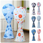 Põrandaventilaatori kate Kaitsekattega ventilaatori ümbris kõikehõlmav elastne põrandal seisev täieliku kattega universaalne elektriline ventilaatori hoiukott