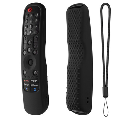 Kaugjuhtimispuldi kate LG juhtümbrisele, mis ühildub LG Smart TV MR21GA MR22GA/MR23GA Magic Remote silikoonist kaitseümbrisega