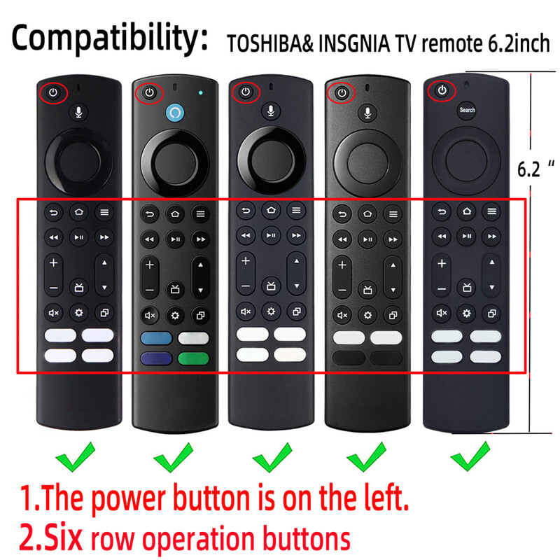 Προστατευτική θήκη απομακρυσμένης σιλικόνης Glow in Dark Αντικατάσταση χειριστηρίου με κορδόνι για νέο Amazon Fire TV Stick 4K Max 2023