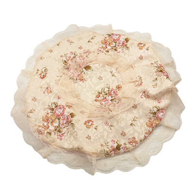 Stojeće navlake za ventilatore Čipkasti cvjetni ukrasni ventilator Poklopac za prašinu Kućni univerzalni okrugli podni ventilator Zaštitna torbica protiv prignječenja prstiju