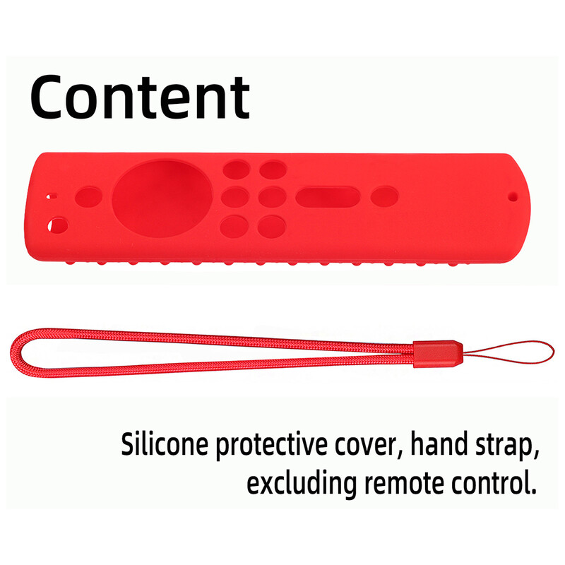 Kaugjuhtimisümbris Amazon Fire TV Stick 4K 2018 kaugjuhtimispuldi silikoonist ümbrise kaitseümbrisele Fire TV Sticki 2. 4. põlvkonna jaoks