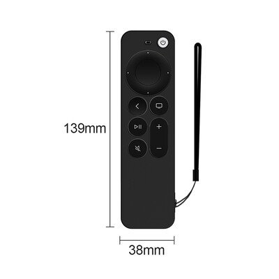 Προστατευτική θήκη Τηλεχειριστηρίου Αντικραδασμική προστασία για φορητό κάλυμμα τηλεχειριστηρίου σιλικόνης Apple TV 4K Anti-Fall