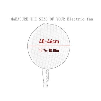 Нов калъф за вентилатор от еластичен плат Кръгъл защитен капак за прах Наполовина увит Универсален еластичен калъф за нагревател Домакински
