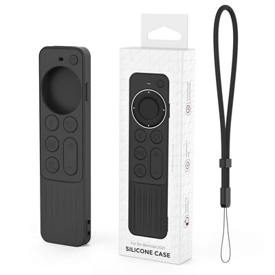 Husă de protecție din silicon Husă durabilă pentru Apple TV, generație rezistentă la praf, telecomandă 4K, mâneci de piele rezistente la șocuri