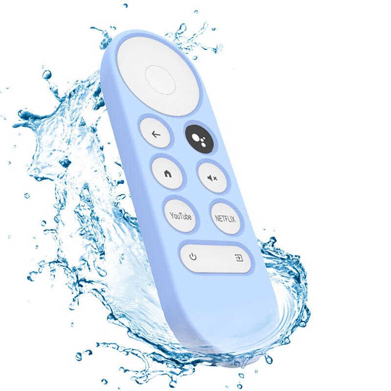 Silikoonist kaitseümbris 2020. aasta Google Chromecasti SmartTV kaugjuhtimispult Libisemiskindel pehme ja vastupidav Shockpro kaitsekate