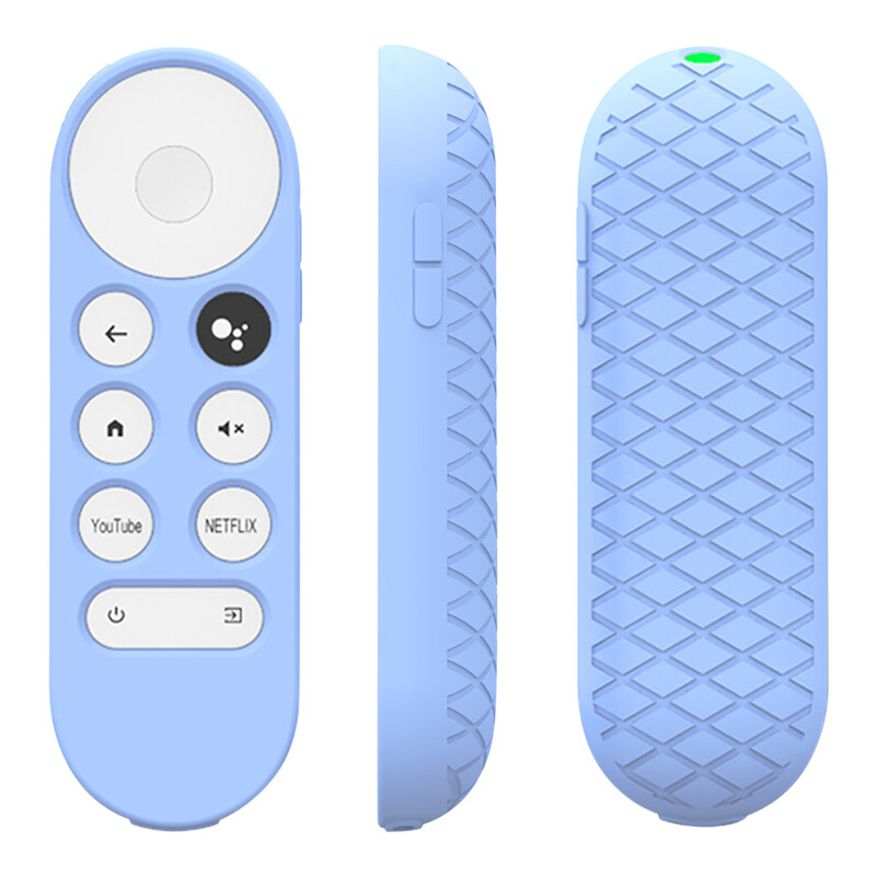 Silikoonist kaitseümbris 2020. aasta Google Chromecasti SmartTV kaugjuhtimispult Libisemiskindel pehme ja vastupidav Shockpro kaitsekate
