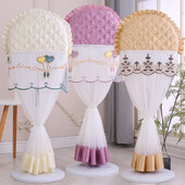 Uus tolmukindel kõikehõlmav elektriventilaatori tolmukate Kodumajapidamises kasutatava põranda ventilaatori katte kaitsekate aluse ventilaatori tolmulapiga koduseks kasutamiseks