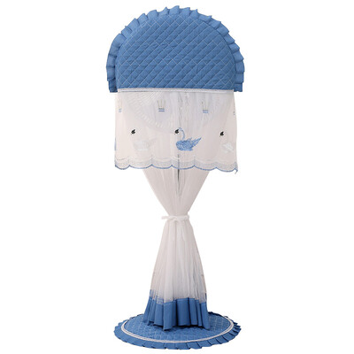 Uus tolmukindel kõikehõlmav elektriventilaatori tolmukate Kodumajapidamises kasutatava põranda ventilaatori katte kaitsekate aluse ventilaatori tolmulapiga koduseks kasutamiseks