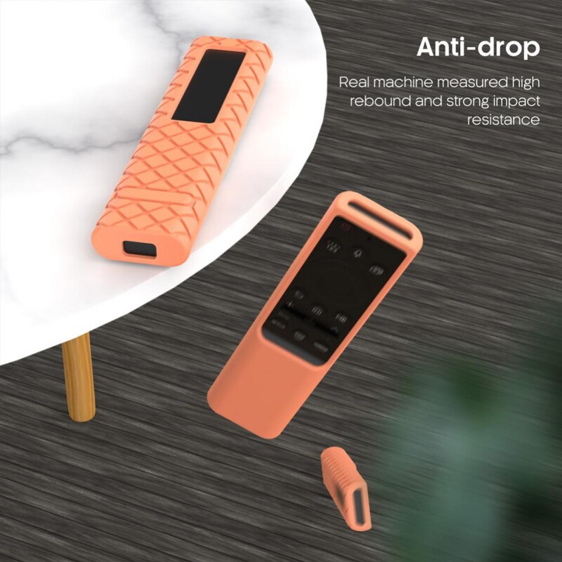 Nou înlocuiește BN59-01357A pentru telecomandă TV cu energie solară vocală Samsung 2021 cu carcasă din silicon TM2180E QN9 QN8 QN7 N43LS03AAFXZA