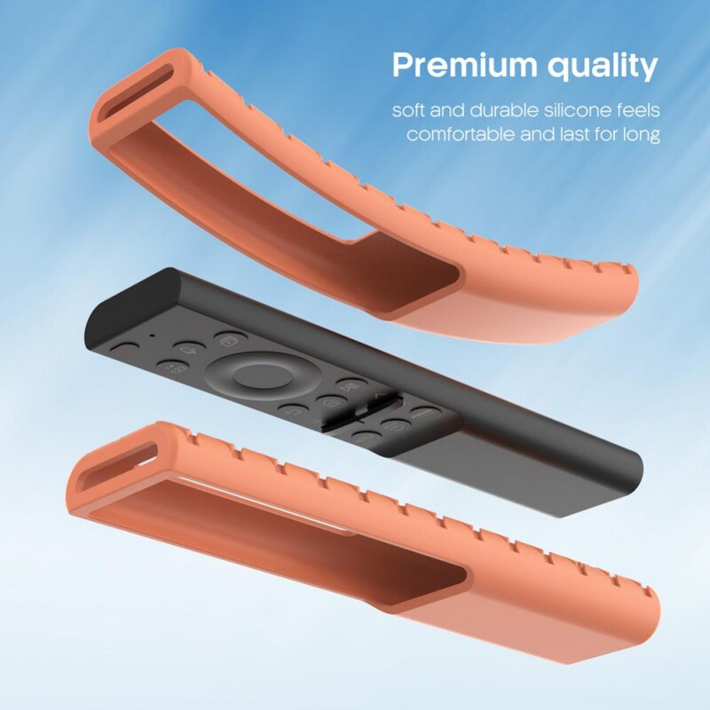 Nou înlocuiește BN59-01357A pentru telecomandă TV cu energie solară vocală Samsung 2021 cu carcasă din silicon TM2180E QN9 QN8 QN7 N43LS03AAFXZA