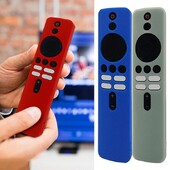 Silikoonist kaitseümbris Xiaomi Mi 4K TV BoX 2. põlvkonna kukkumisvastase libisemisvastase kaugjuhtimispuldi korpuse tarviku kaugjuhtimispuldi kate jaoks