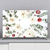 2022 m. naujas mados atnaujinimas televizoriaus dangtelis nuo dulkių dangtelis TV dulkėms atsparus medžiaginis dangtelis 55 colių 65 colių LCD dovana namuose