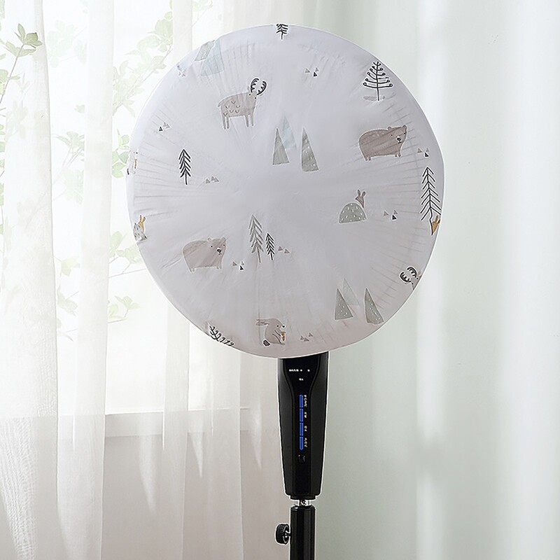 Ventiliatoriaus dulkių dangtelis, atsparus vandeniui, plaunamas vertikalus apskritas elektrinis ventiliatorius, dulkėms atsparus dangtelis namuose Apvalių grindų ventiliatoriaus apsauginis dangtelis pilkas