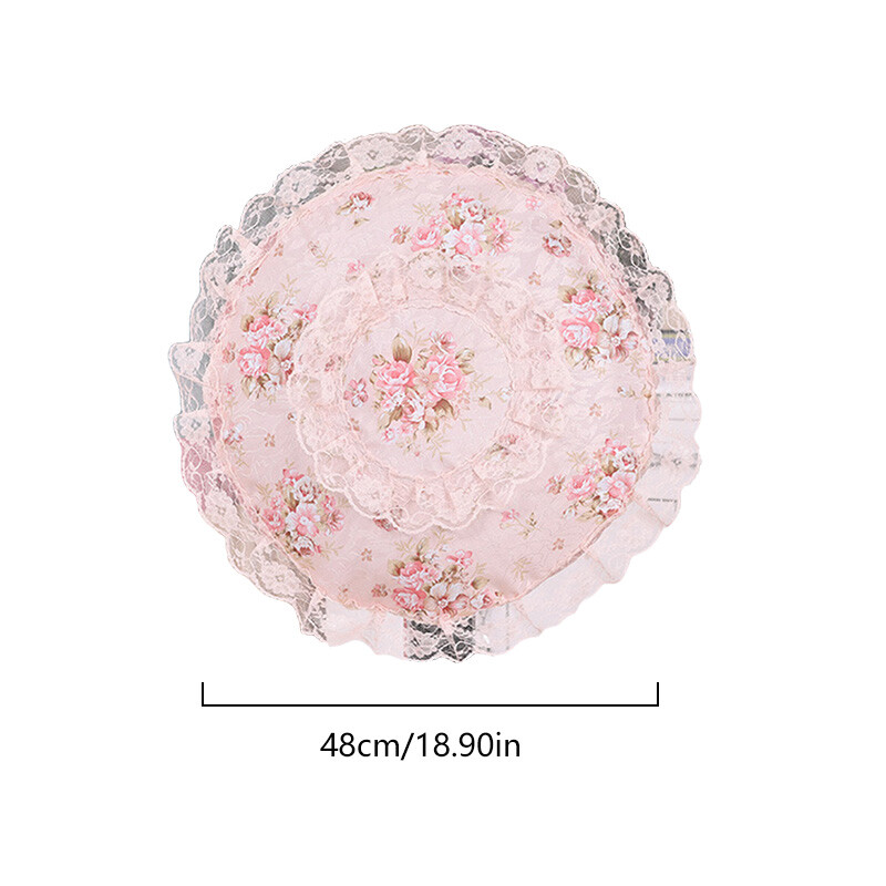 Apvalus elektrinis ventiliatorius, atsparus dulkėms, universalus siuvinėtas nėrinių gėlės, ant grindų pastatomas ventiliatorius, apsaugantis nuo vaiko prisilietimo pirštais