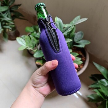 with Ring-pull Beer Bottle Coolers High Quality Insulation 12 Oz 330 Ml Cup Protective Portable Bottle Water Bag Party