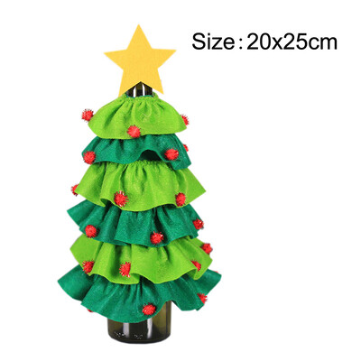 Χριστουγεννιάτικα στολίδια για το σπίτι Navidad Κάλυμμα τσάντας μπουκαλιού κρασιού Santaclaus Snowen Διακοσμητικά για Χριστουγεννιάτικο πάρτι