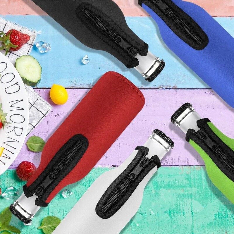 1 kom izolator za bocu piva Držite piće hladnim Jakne za boce s patentnim zatvaračem Narukavi za hlađenje boce piva, navlaka od neoprena