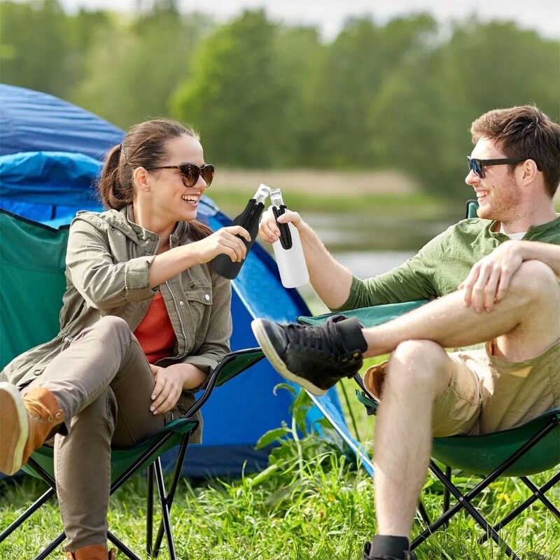 1 kom izolator za bocu piva Držite piće hladnim Jakne za boce s patentnim zatvaračem Narukavi za hlađenje boce piva, navlaka od neoprena