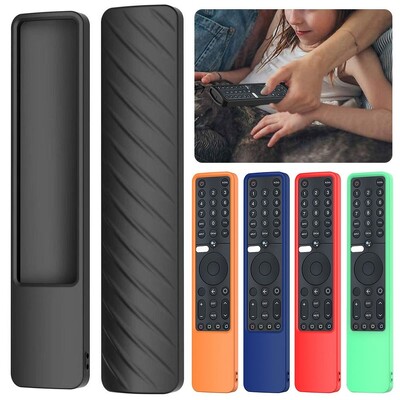 Ütésálló Otthoni Kiegészítők Sima színű szilikon TV Stick Cover Távirányító tok Védőtok Xiaomi P1-hez