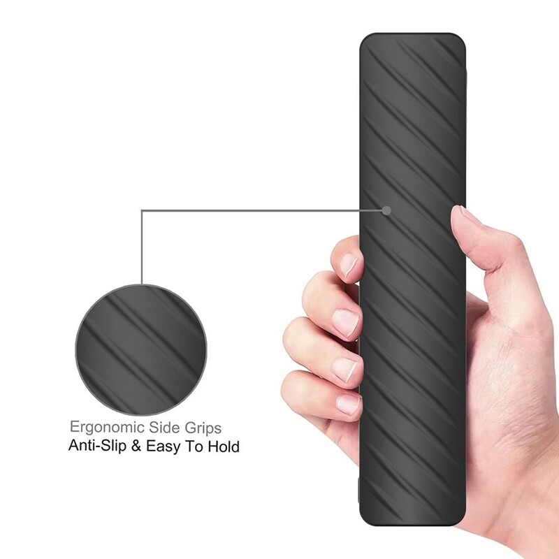 Atsparūs smūgiams namų priedai Paprastos spalvos silikoninis televizoriaus lazdelės dangtelis nuotolinio valdymo pulto dėklas, apsauginis dėklas, skirtas Xiaomi P1