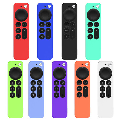 Husă din silicon antipraf pentru telecomandă Înlocuire din silicon pentru telecomandă inteligentă pentru Apple TV 4K Husă rezistentă la șocuri