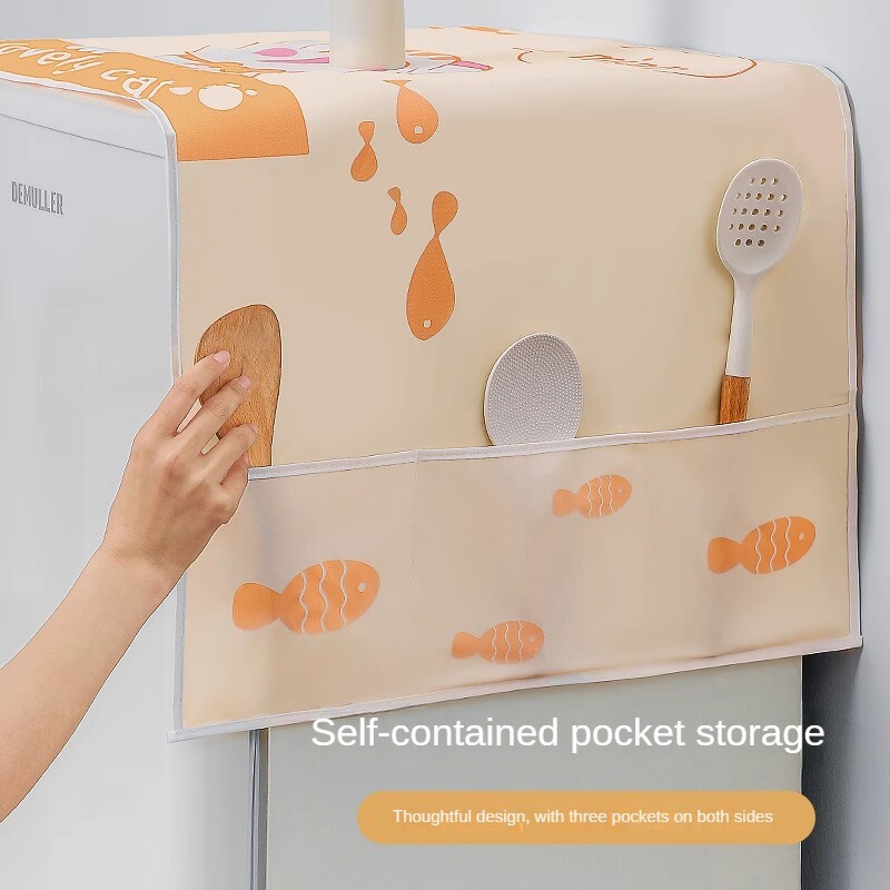 Multifunktsionaalne külmiku kate, vee- ja tolmukindel mikrolaineahju ja pesumasina tolmukate