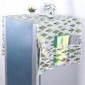 Kodumajapidamises kasutatava külmiku kate riidest tolmukate hoiukate Tolmukott Külmkapi kott Külmkapi korraldaja Rippkaas J6D6