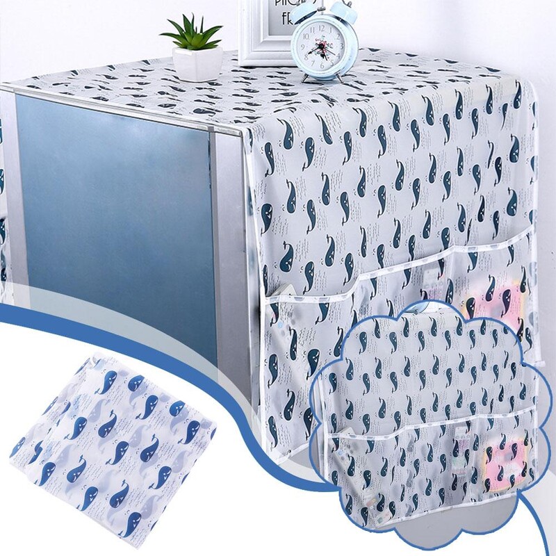 Kodumajapidamises kasutatava külmiku kate riidest tolmukate hoiukate Tolmukott Külmkapi kott Külmkapi korraldaja Rippkaas J6D6