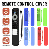 Nuotolinio valdymo pulto dangtelis silikoninis smūgiams atsparus apsaugas, neslystantis televizoriaus nuotolinio valdymo pultelis nuo dulkių, viskas įskaičiuota, skirtas TCL RC902V FMR1 balso nuotolinio valdymo pultui
