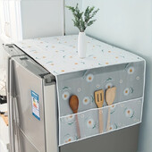 1 tk külmkapi tolmukindel katteriie stiilne rippuv kott külmik tasku majapidamises hoiustamise korralduskott