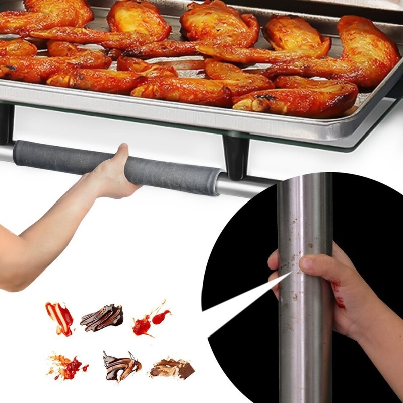 Külmiku ukse käepideme kate Köögimasina Dekoratsioonikäepidemed Libisemisvastased kindad külmkapi ahju jaoks Hoidke sõrmejälgedest eemal