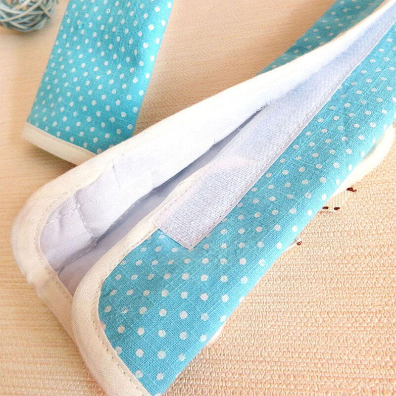 1 tk kangast täpiline uksenupp Kindad riidest käepidemega uks Külmkapp Kodukatte käepide Kaheukseline külmik Köögitarvikud