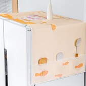 Külmiku kate ülaosale 70,9x24,4 tolli tolmukindel armas pesumasina sügavkülmiku kate koos taskutega Külmikukaitse Kriimustuskindel kuivatusmatt