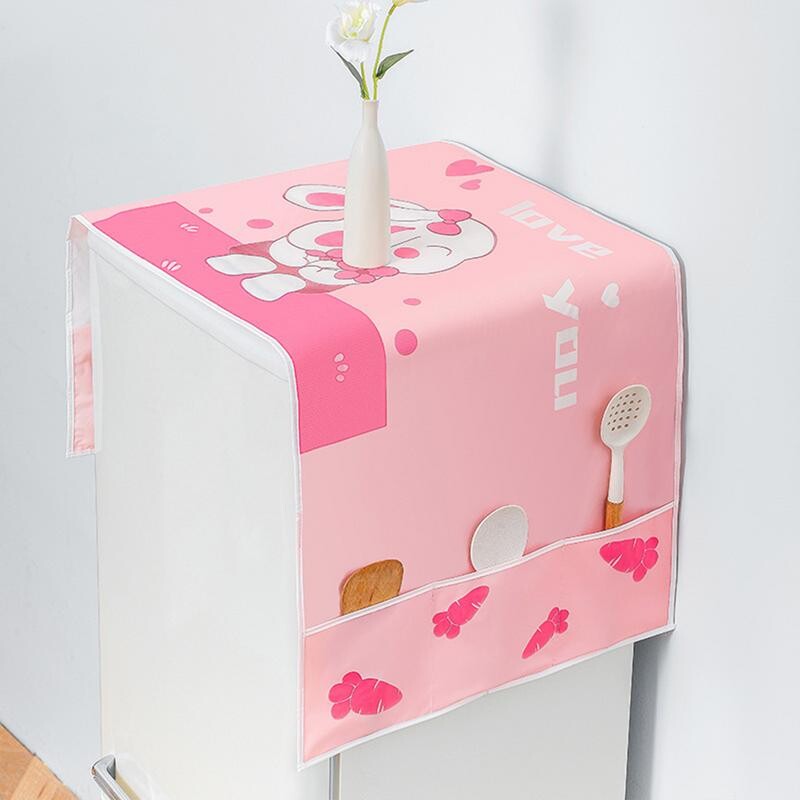 Külmiku kate ülaosale 70,9x24,4 tolli tolmukindel armas pesumasina sügavkülmiku kate koos taskutega Külmikukaitse Kriimustuskindel kuivatusmatt