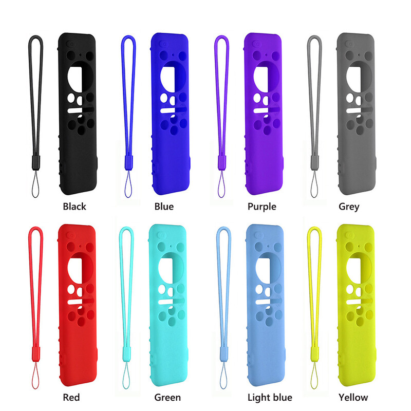 Θήκη τηλεχειριστηρίου BN59-01432A 01432B Προστατευτικό καλύμματος τηλεχειριστηρίου σιλικόνης με κορδόνι για Samsung 8K Neo QLED HDR Smart TV