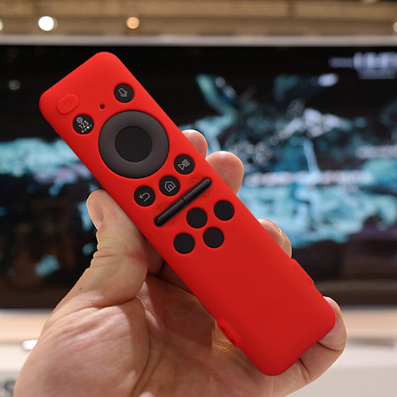 Θήκη τηλεχειριστηρίου BN59-01432A 01432B Προστατευτικό καλύμματος τηλεχειριστηρίου σιλικόνης με κορδόνι για Samsung 8K Neo QLED HDR Smart TV