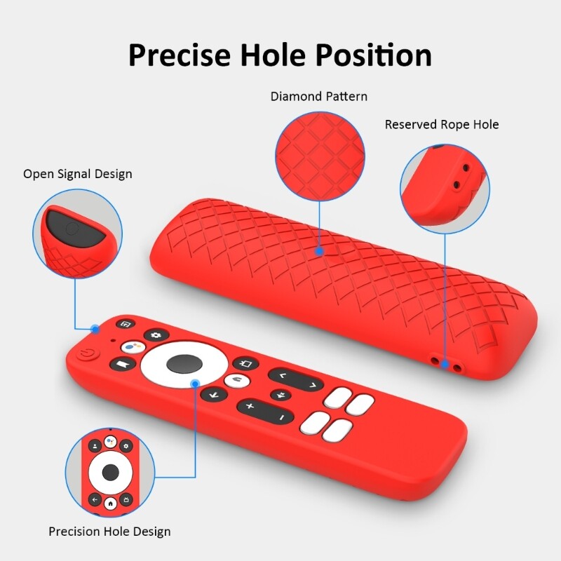 Vastupidav silikoonist kaitseümbris MECOOL KD3 Androidi kaugjuhtimispuldi libisemisvastasele ümbrisele Vastupidav kaitsekott 203C