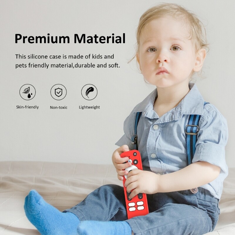 Vastupidav silikoonist kaitseümbris MECOOL KD3 Androidi kaugjuhtimispuldi libisemisvastasele ümbrisele Vastupidav kaitsekott 203C