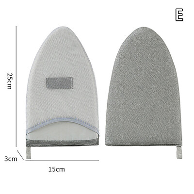 Plaunama lyginimo lenta Mini nuo nuplikimo pirštinės lygintuvo padėklo dangtelis, karščiui atsparus dėmėms atsparus lyginimo lenta drabužių parduotuvei