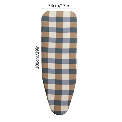 Lyginimo lentos užvalkalas, atsparus nudegimui, ypač storas medvilninis užvalkalas su elastingu kraštu lygintuvo dangtelis, skirtas dažymo lentos lyginimo reikmenims