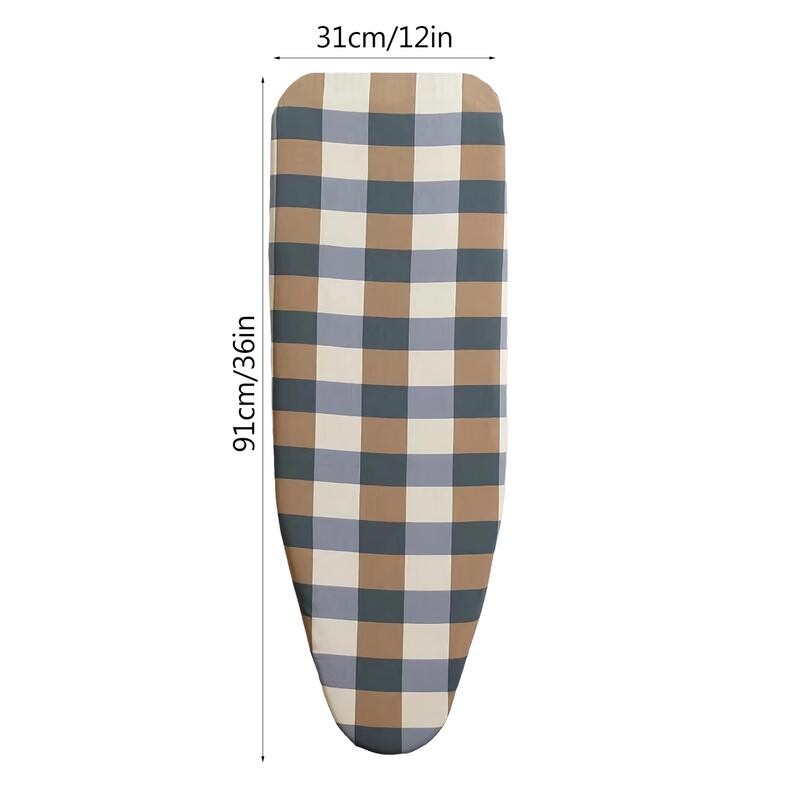 Lyginimo lentos užvalkalas, atsparus nudegimui, ypač storas medvilninis užvalkalas su elastingu kraštu lygintuvo dangtelis, skirtas dažymo lentos lyginimo reikmenims