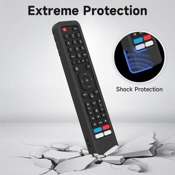 Калъф за силиконов капак за дистанционно управление Anti Lost Remote Control Protector Резервни аксесоари за Hisense EN2B27 EN2A27 EN2BF27H