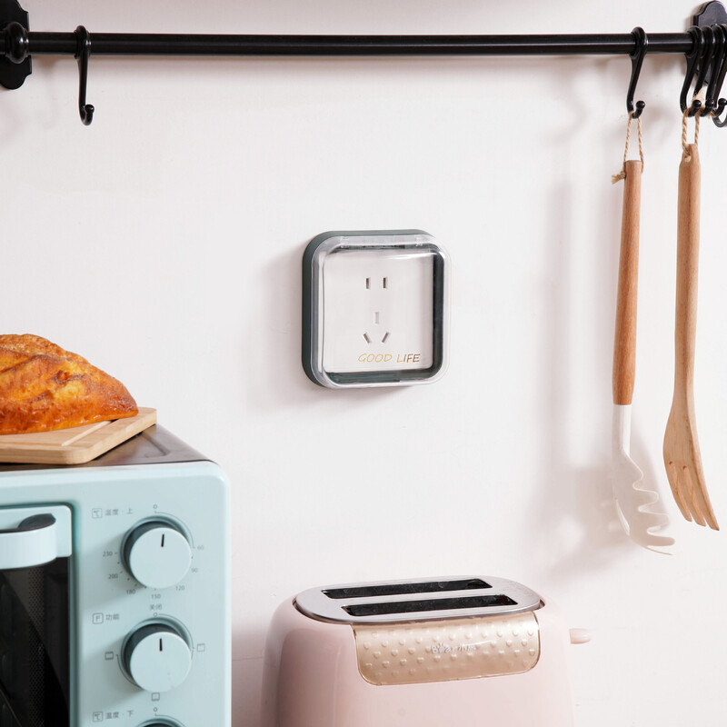 Universaalne kaanega lüliti kate Läbipaistev Tolmukindel veekindel köök Vannituba Seif Kaitske oma perekonda Isekleepuv kodu