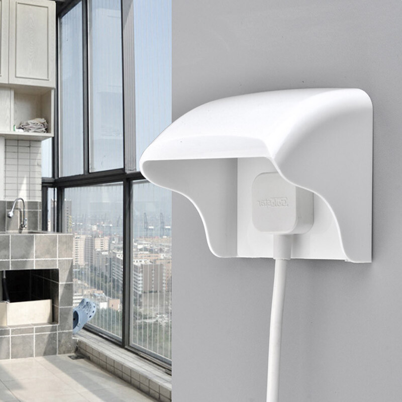 Lüliti kaitsekate plastikust isekleepuv pistikupesa veekindel kast Seinale paigaldatav kaitsepistikupesa välistingimustes