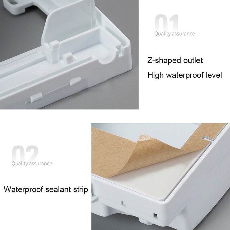 Lukustatav seinale paigaldatav pistikupesa veekindel tolmukindel kast välitingimustes 86 tüüp pritsmekindel lüliti pistikupesa põrutusvastane kaitsekate