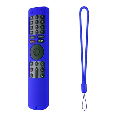 Kaugjuhtimispuldi ümbris Xiaomi Mi 4S teleri kaugjuhtimispuldi kate silikoonist kaitsev põrutuskindel kaitsja koos kaelapaela juhthoidjaga