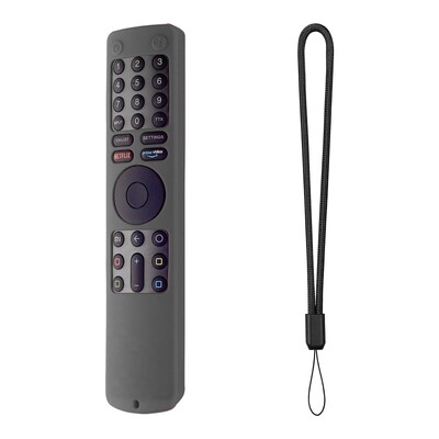 Kaugjuhtimispuldi ümbris Xiaomi Mi 4S teleri kaugjuhtimispuldi kate silikoonist kaitsev põrutuskindel kaitsja koos kaelapaela juhthoidjaga